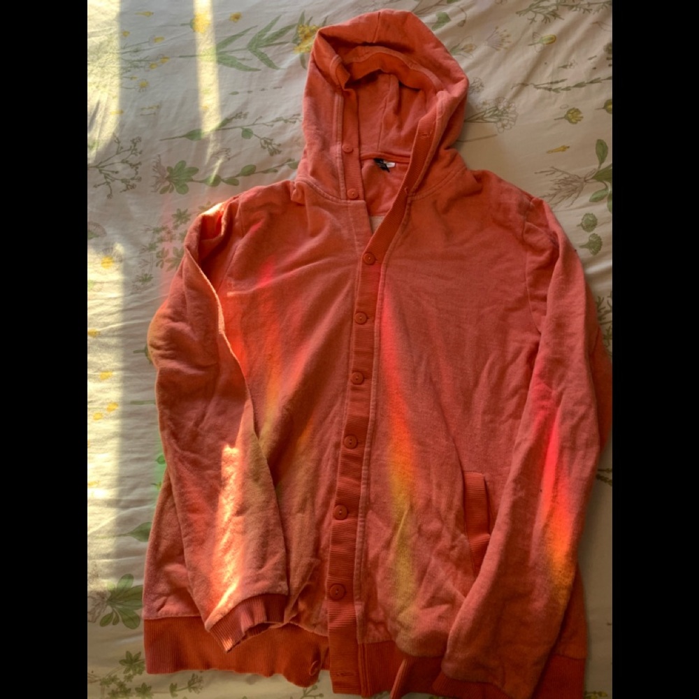 H&M cardigan with hood.